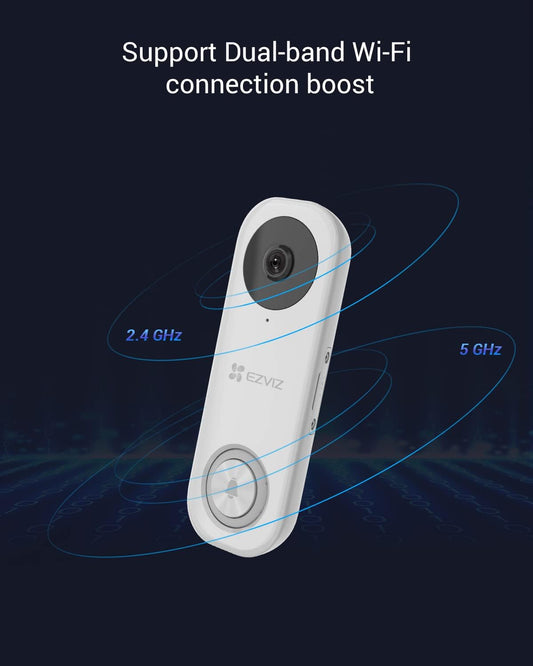 EZVIZ 5G WiFi 5MP Video Doorbell,