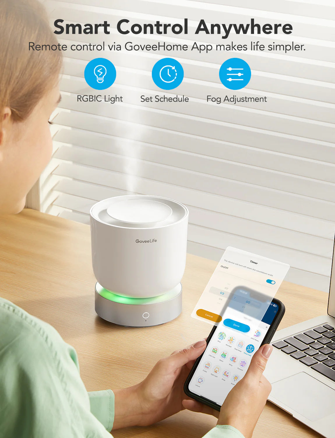 GoveeLife Smart Essential Oil Diffuser