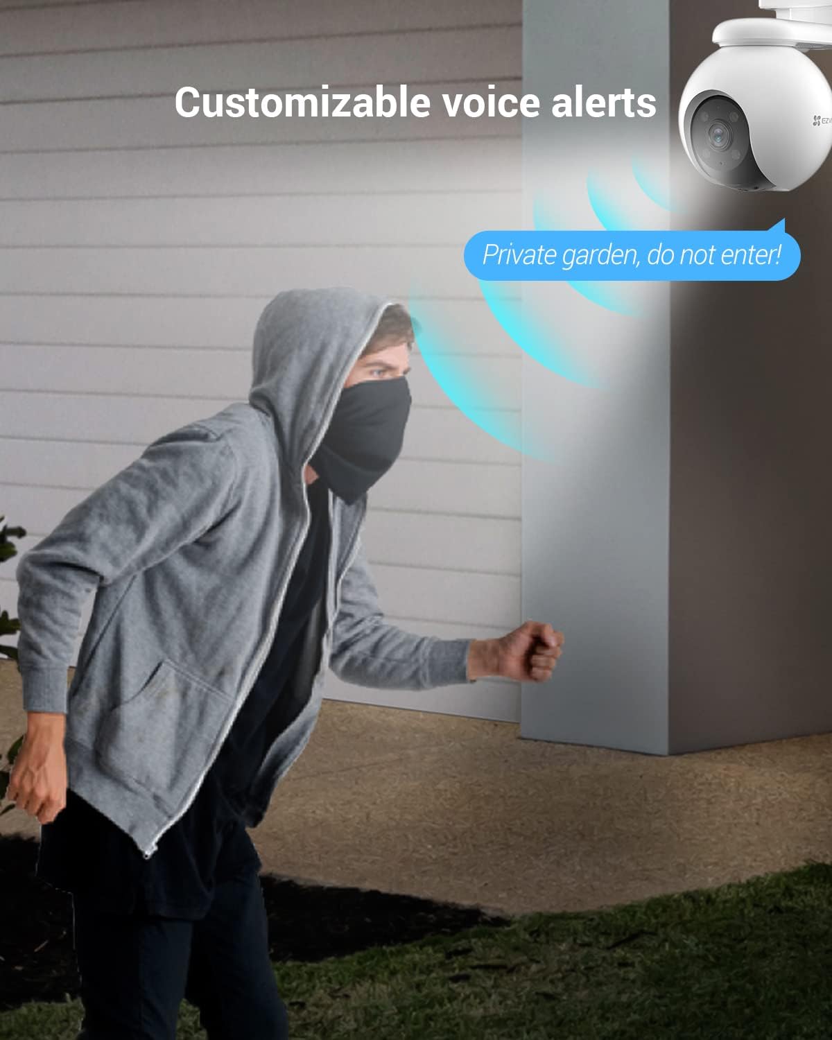 EZVIZ 360 Outdoor Auto-Zoom Tracking Security Camera