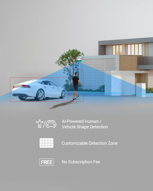 EZVIZ 360 Outdoor Auto-Zoom Tracking Security Camera