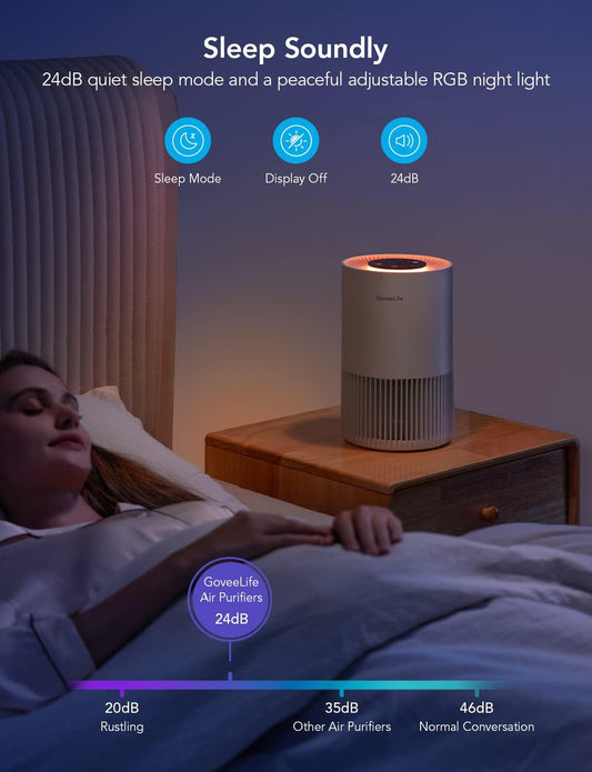 GoveeLife Smart Air Purifiers for Bedroom