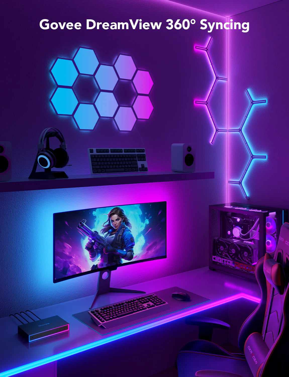 Govee AI Gaming Sync Box Kit