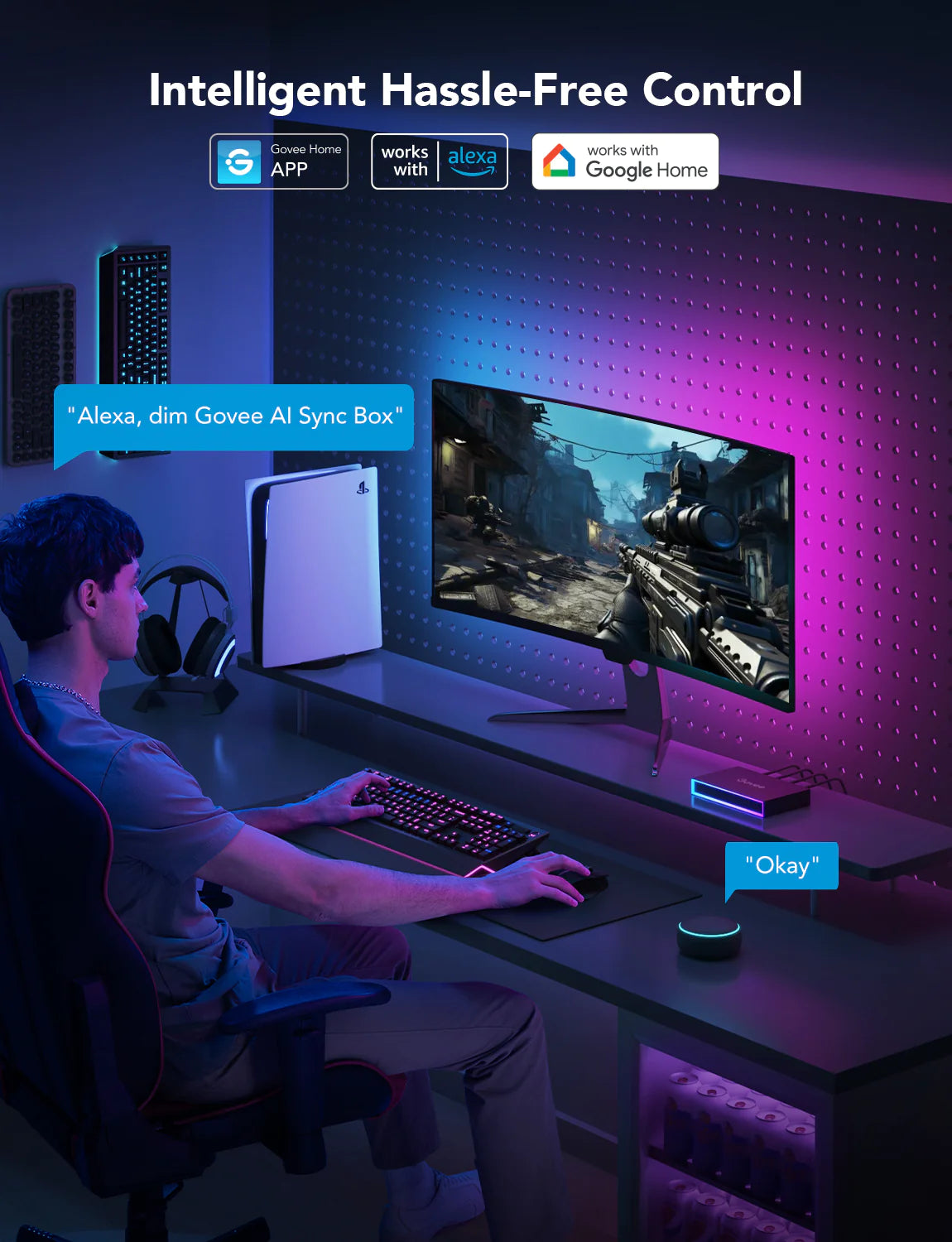 Govee AI Gaming Sync Box Kit