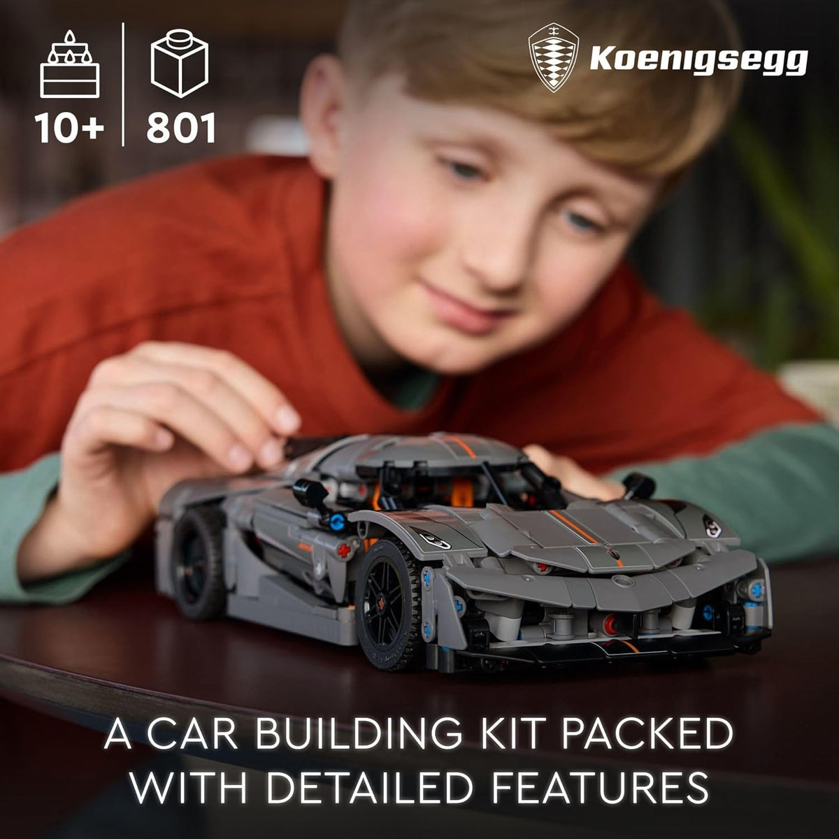 LEGO Technic Koenigsegg Jesko Absolut Grey Hypercar