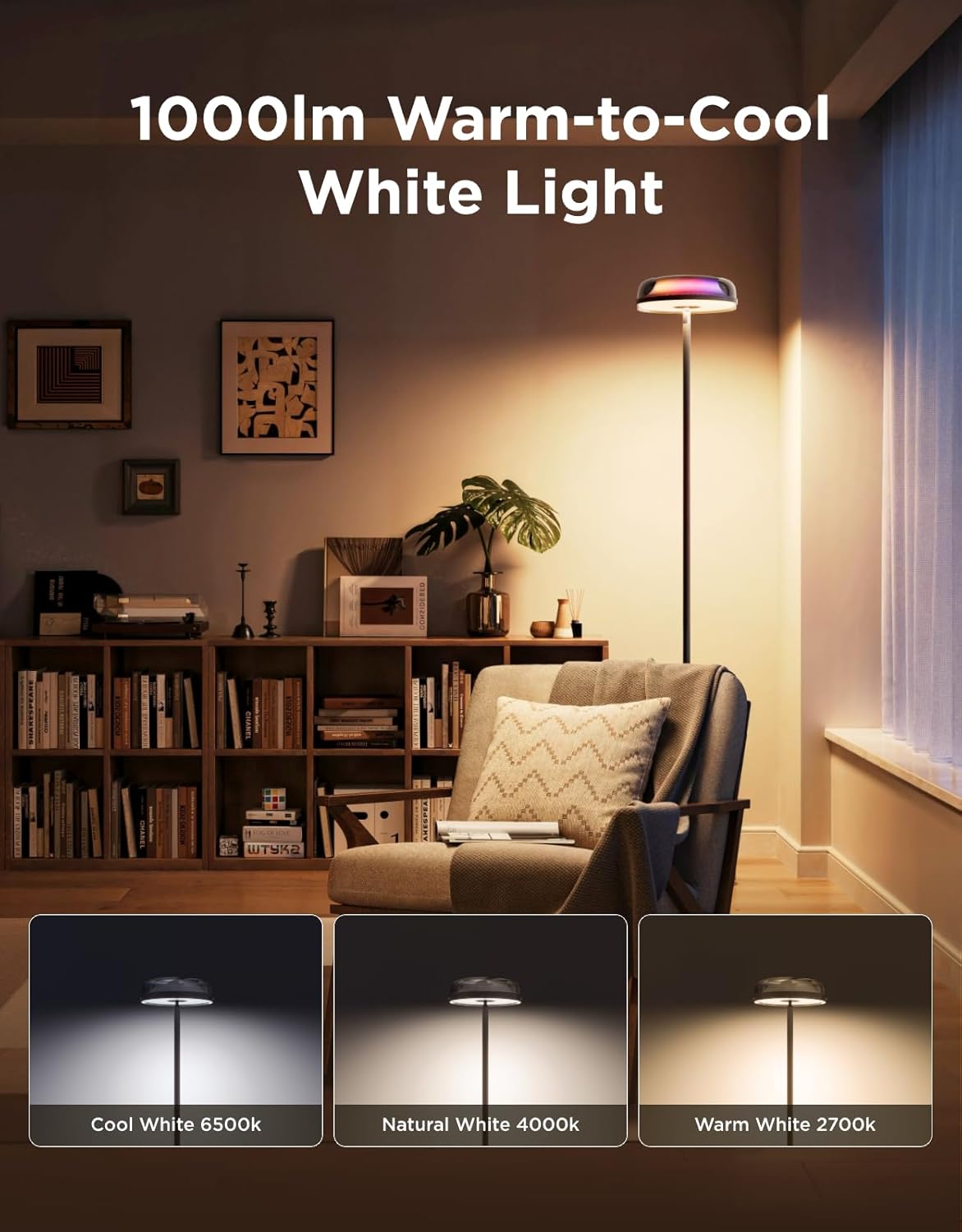 Govee Uplighter Floor Lamp for Living Room