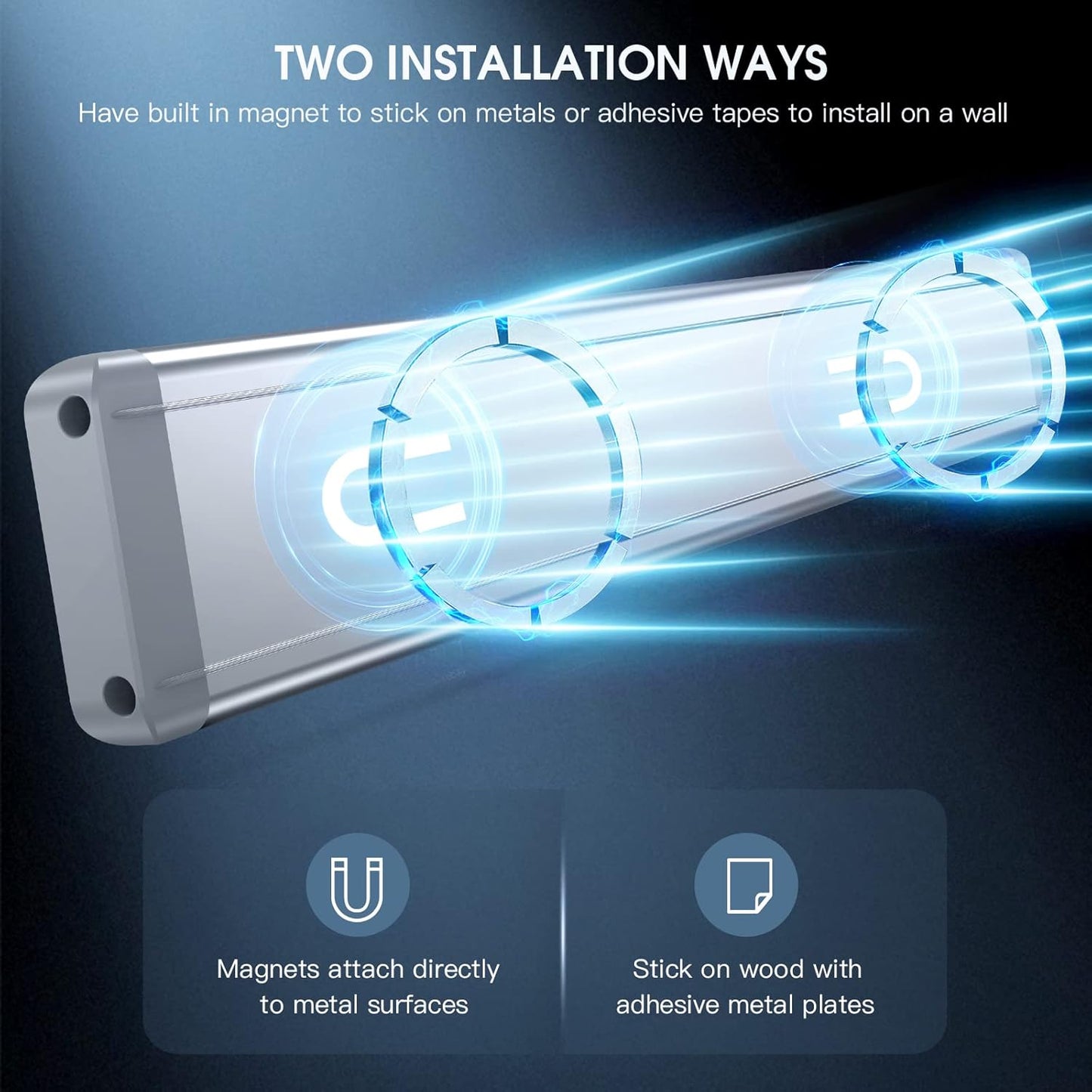 10inch Under Cabinet Lighting, 2 Pack