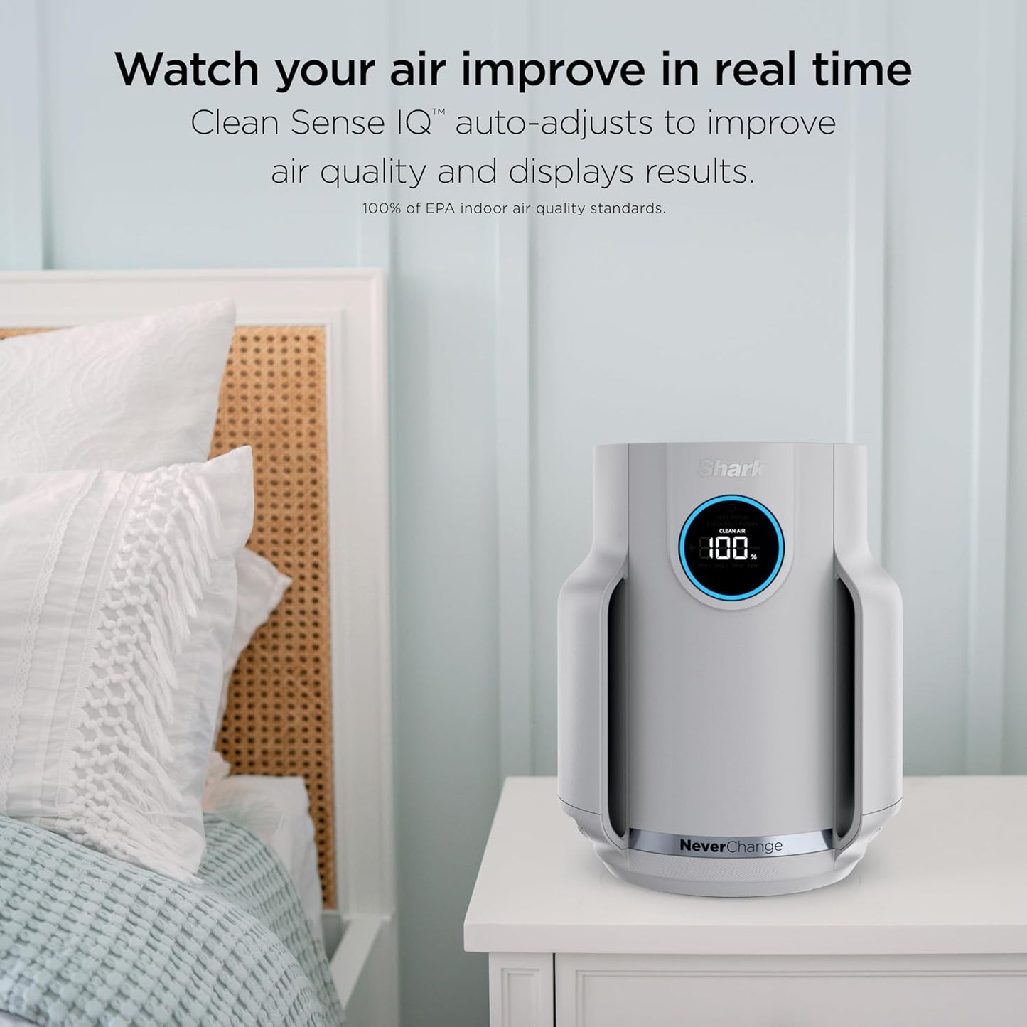 Shark Air Purifier for Home, NeverChange Compact Pro