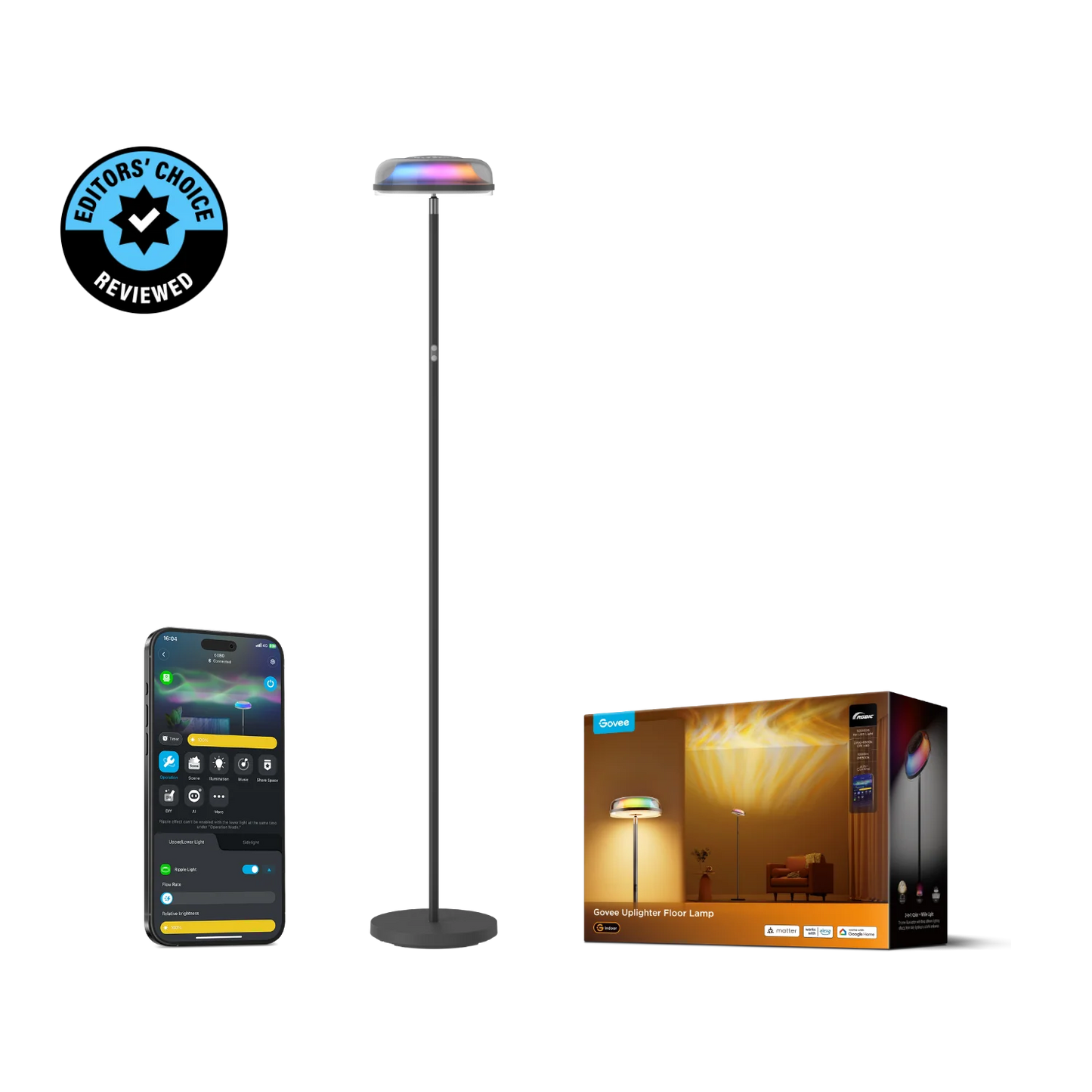 Govee Uplighter Floor Lamp for Living Room