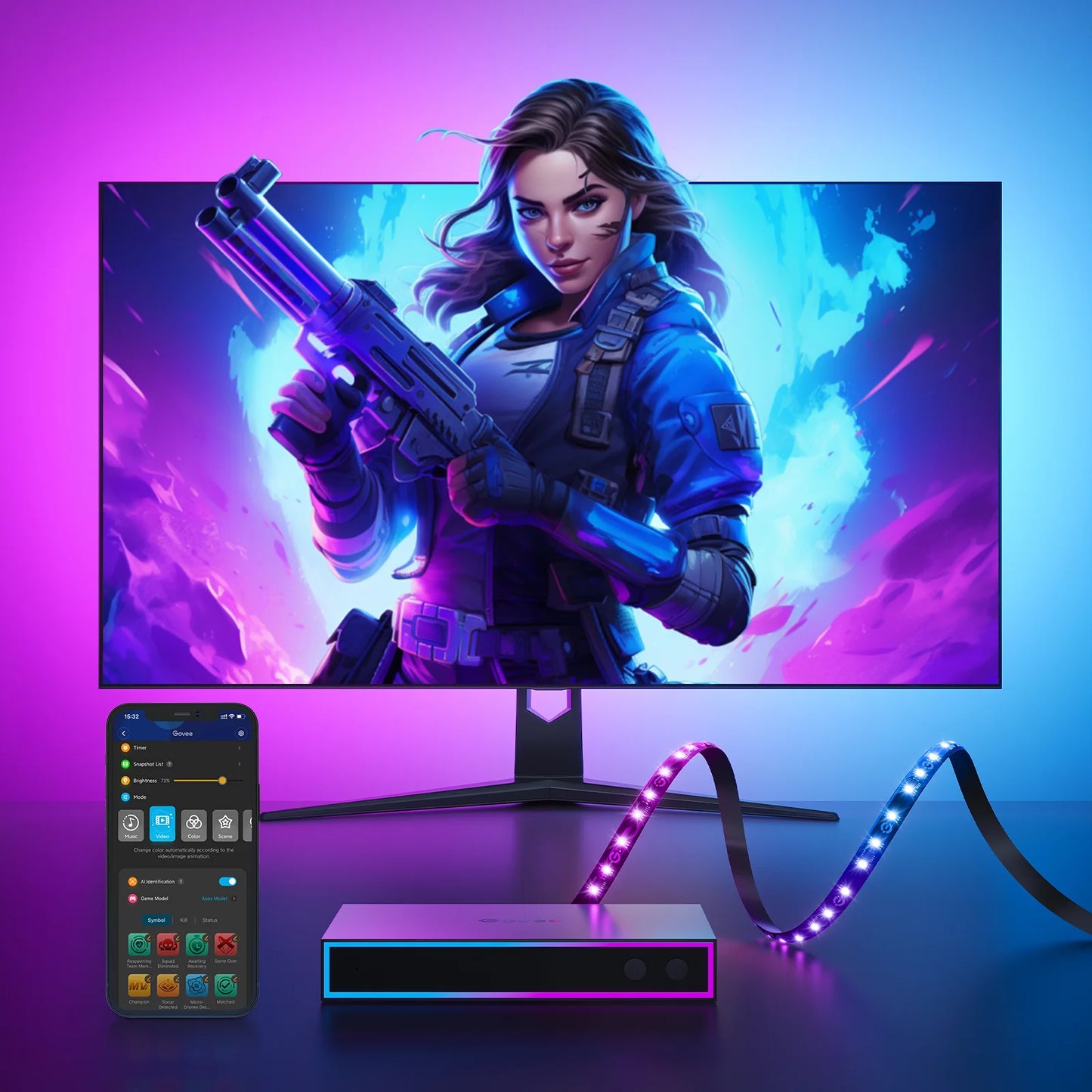 Govee AI Gaming Sync Box Kit