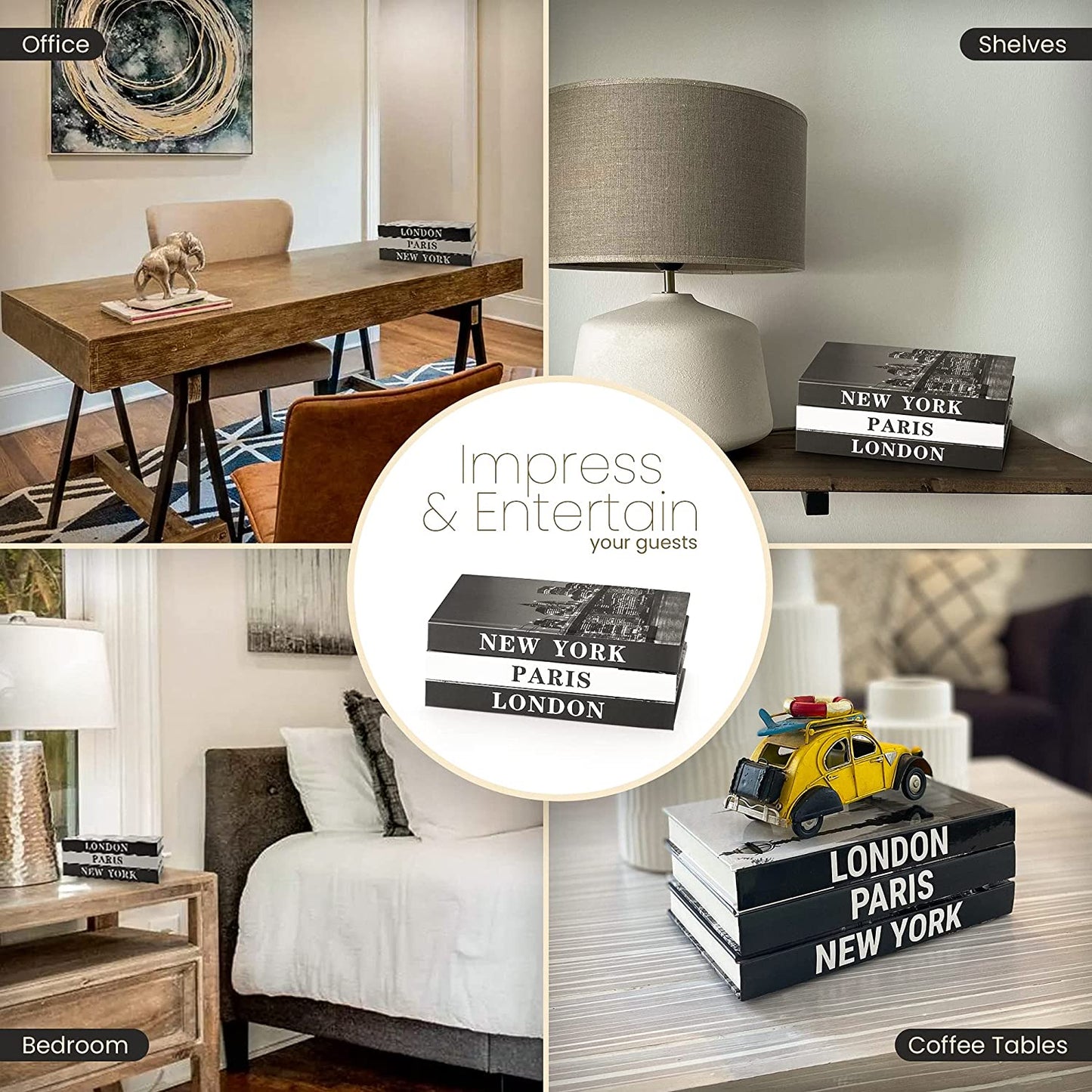 3 Decorative Books for Home Decor
