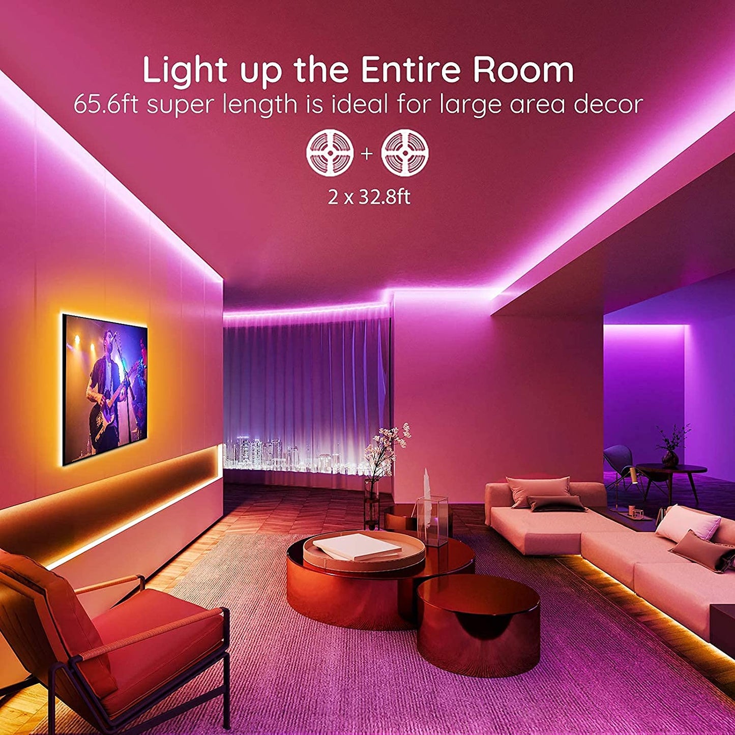 Govee 16.4ft Alexa LED Strip Lights
