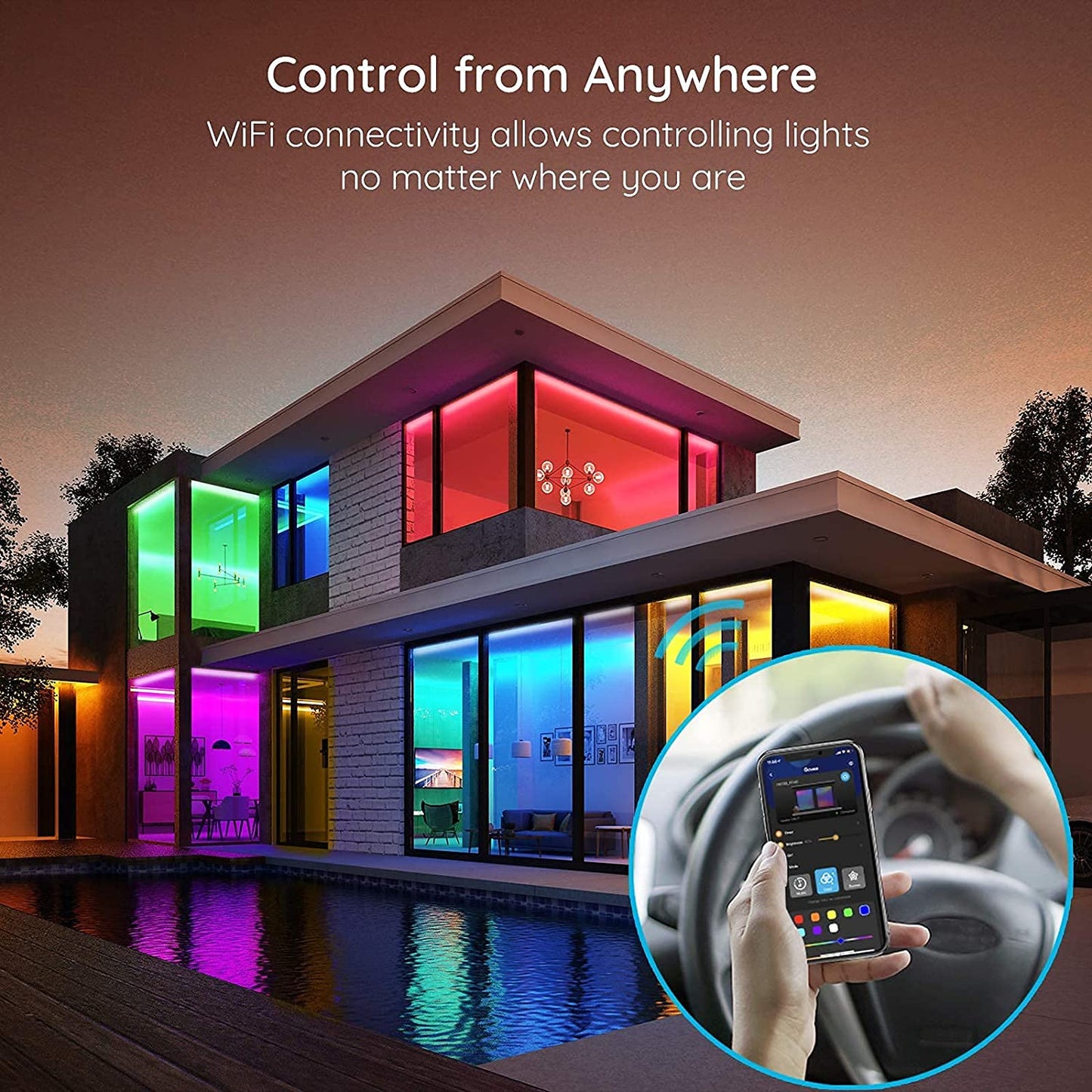 Govee 16.4ft Alexa LED Strip Lights