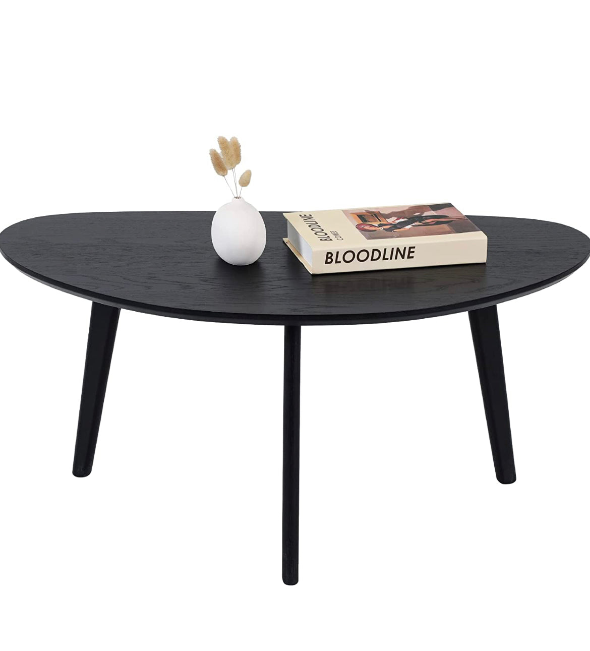 Black Oval Coffee Table