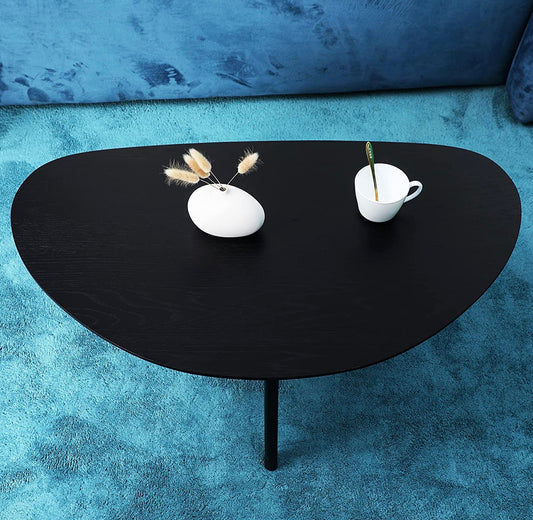 Black Oval Coffee Table
