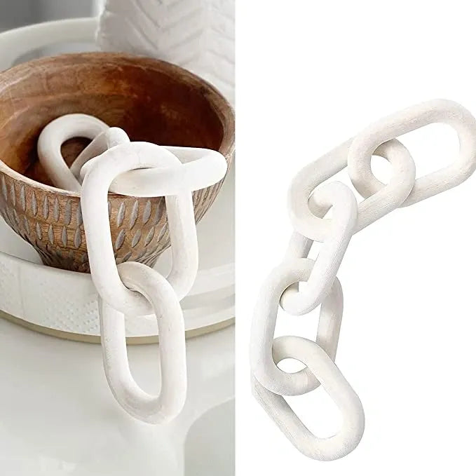 Hanlin Wood Chain Link Decor