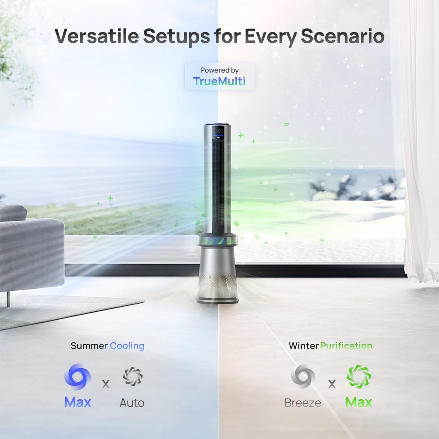 Dreo MC710S Air Purifier Tower Fan