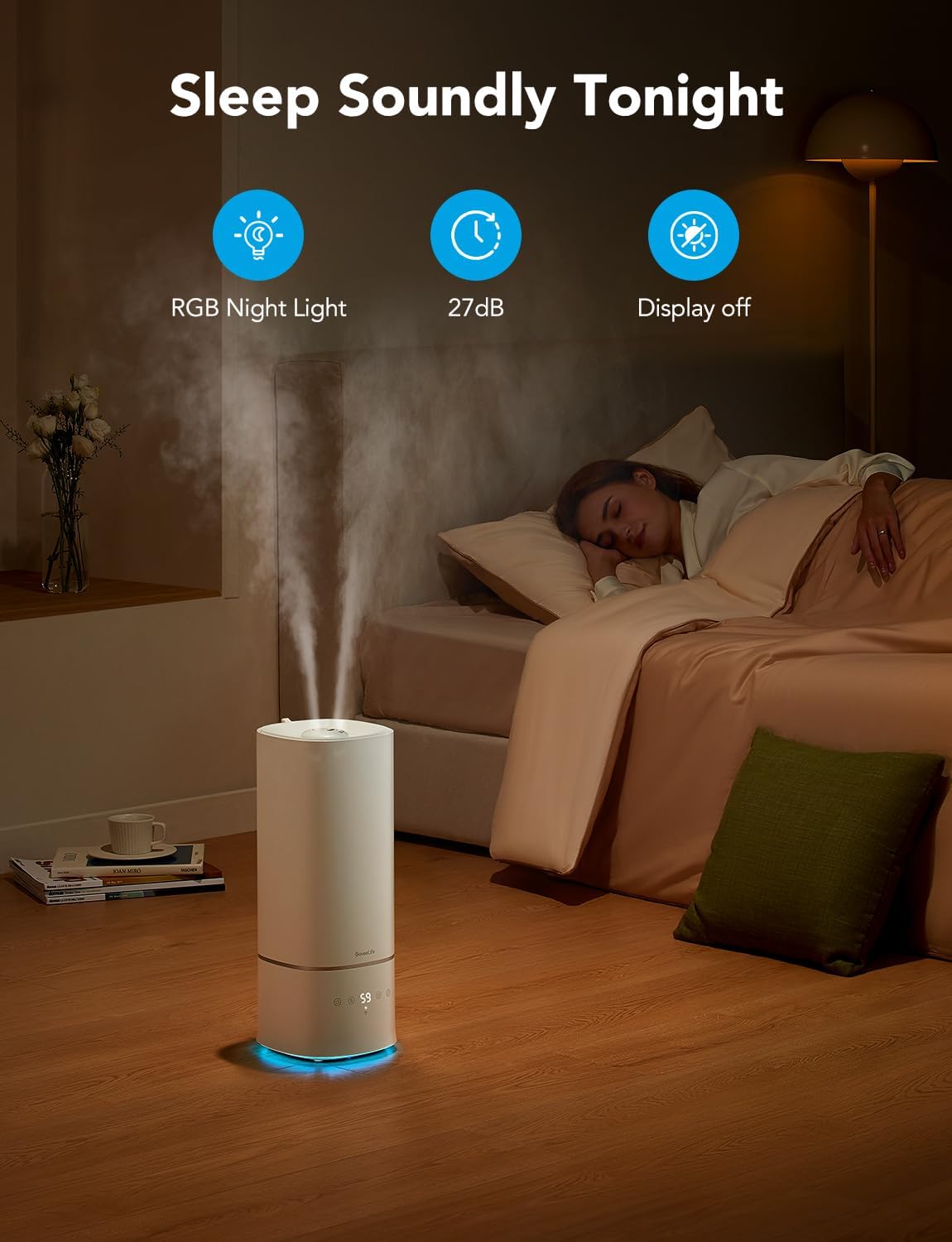 GoveeLife Humidifiers for Bedroom 6L