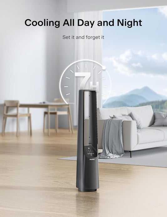 PELONIS 40" Smart Bladeless Fan for Bedrrom