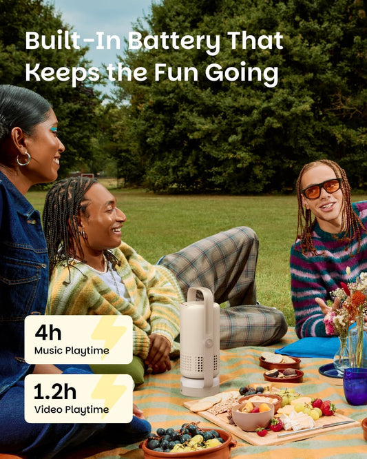 XGIMI Vibe One Battery Powered 1080P Smart Portable Projector