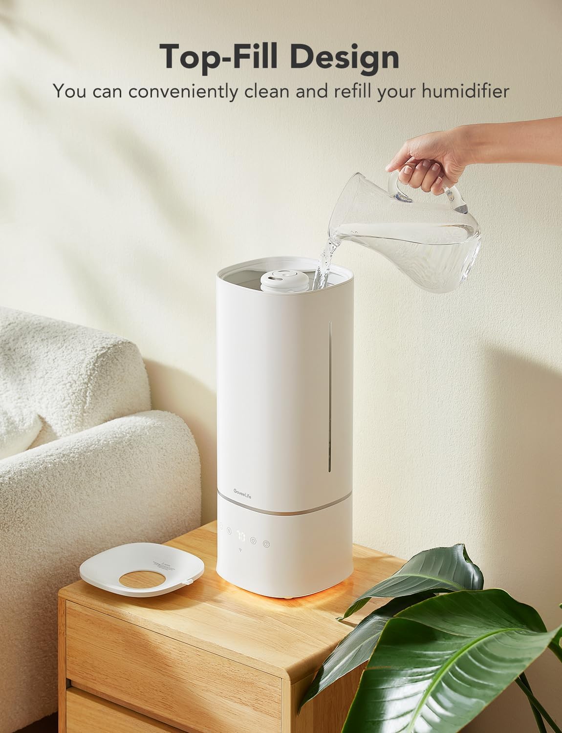 GoveeLife Humidifiers for Bedroom 6L