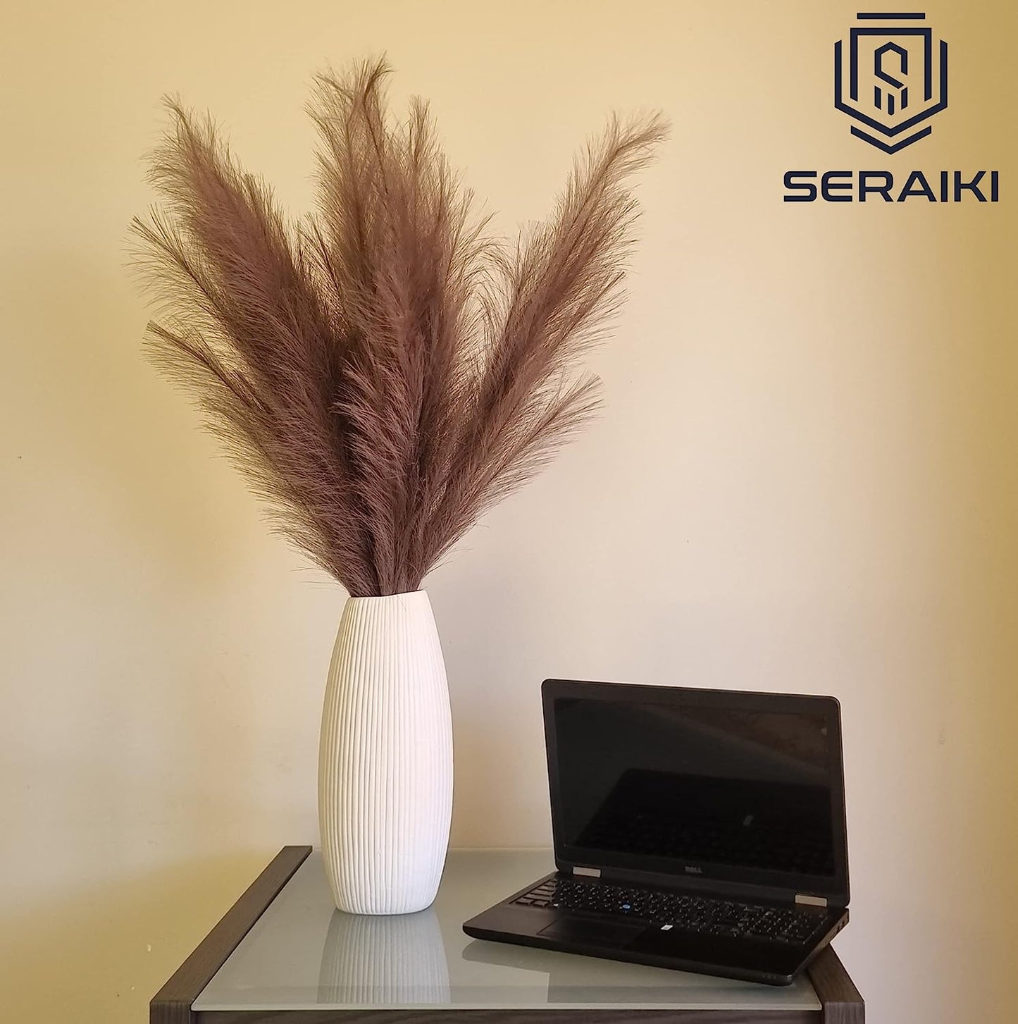 SERAIKI Artificial Pampas Grass Decor (38 Inches)