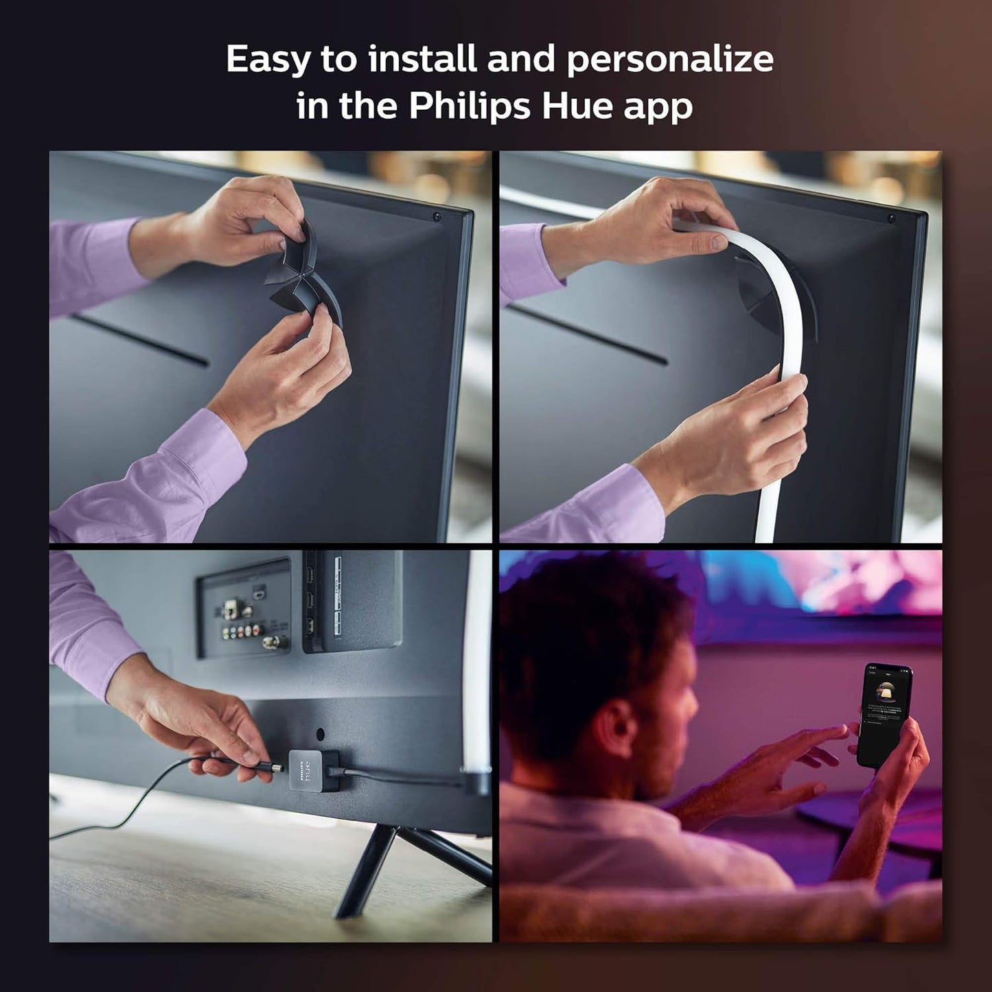 Philips Hue Play Gradient 65" Smart TV Light Strip