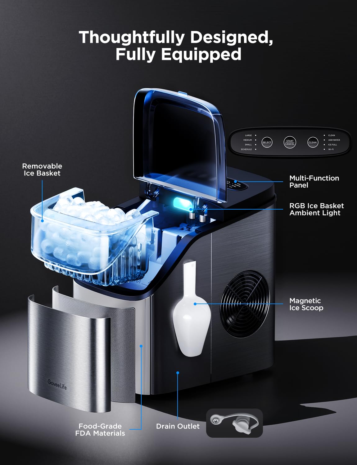 GoveeLife Smart Ice Maker Countertop