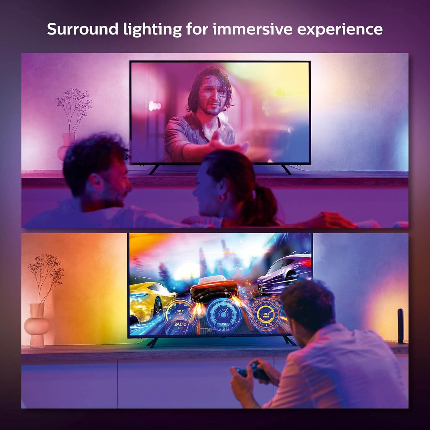 Philips Hue Play Gradient 65" Smart TV Light Strip