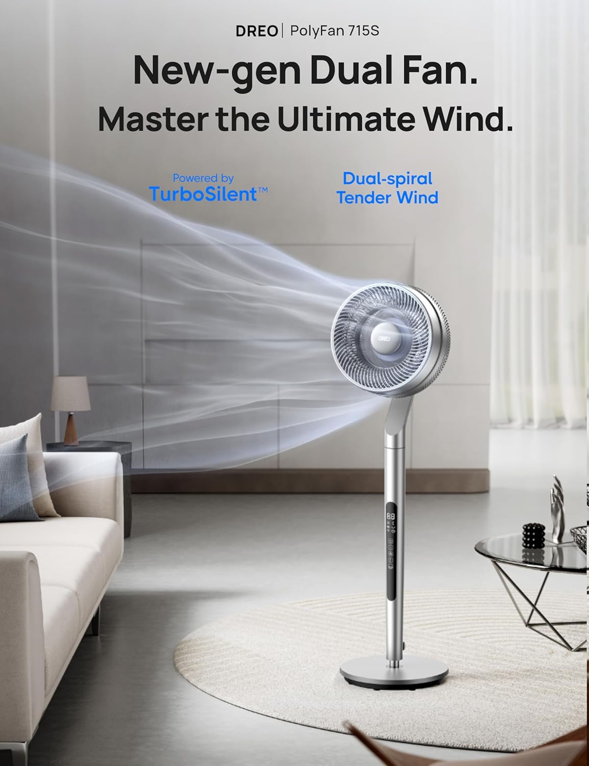 Dreo Pedestal Fan with Smart