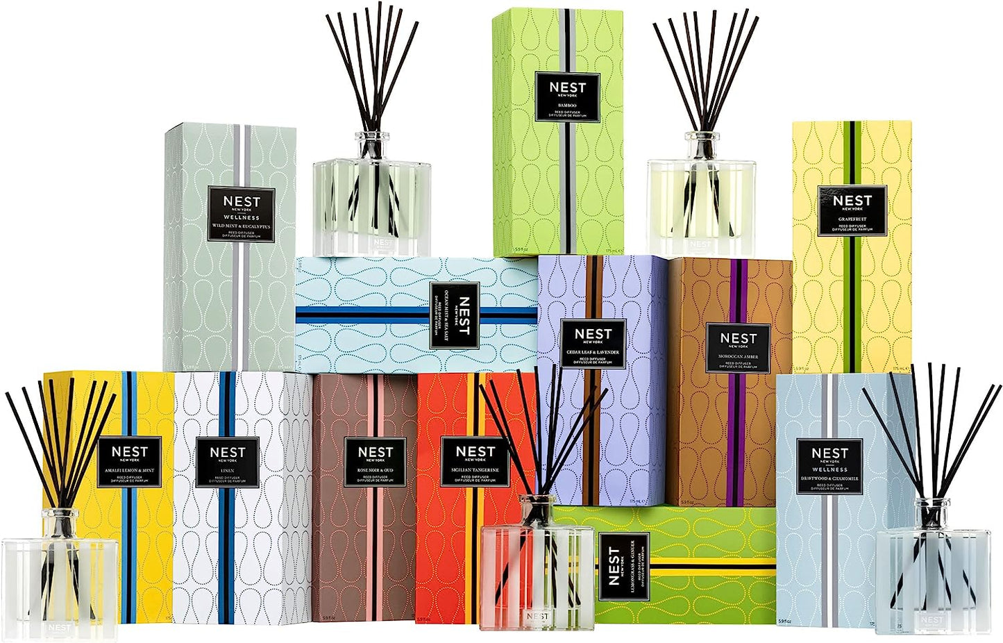 NEST Fragrances Reed Diffuser- Bamboo ,