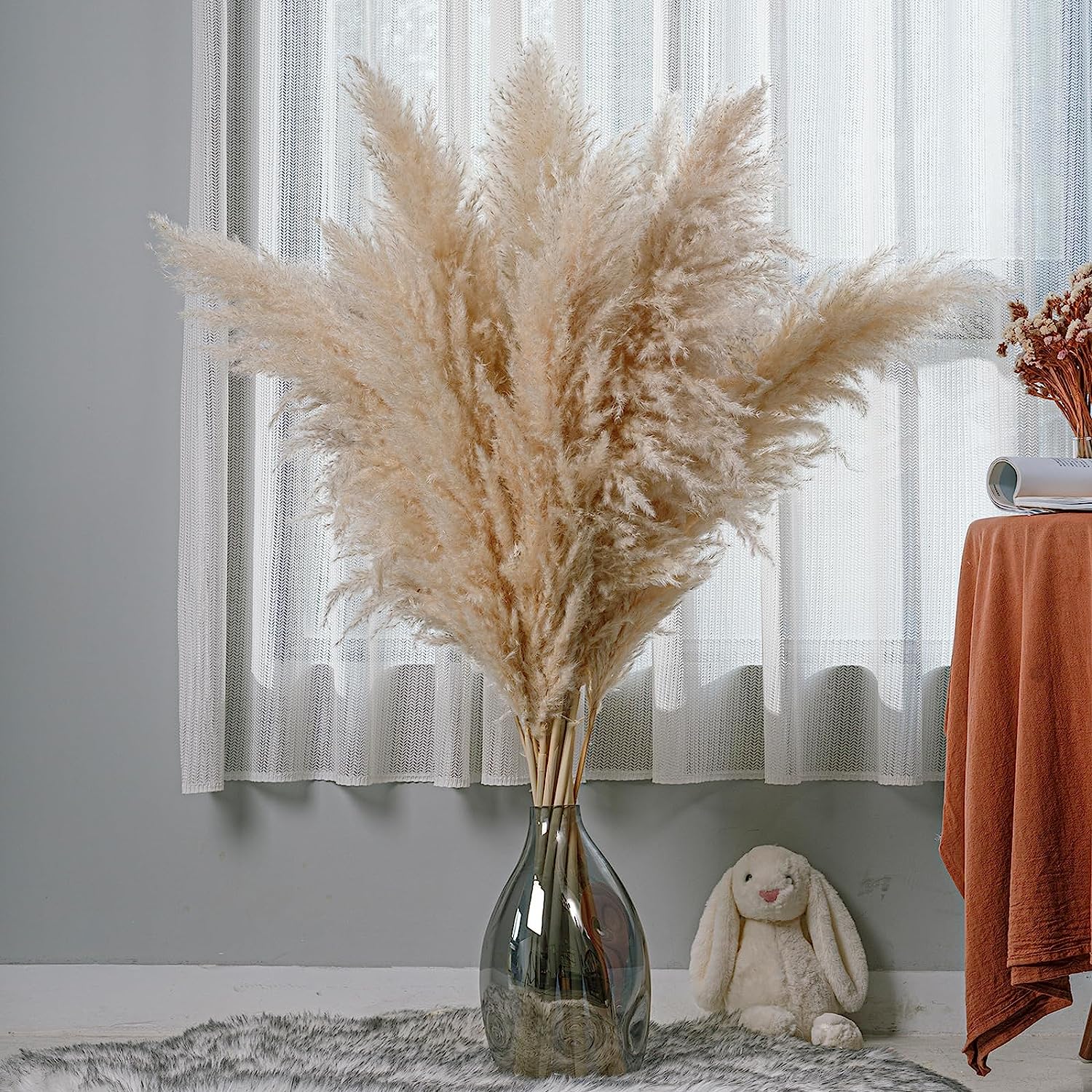 10 Stems 47In Natural Pampas Grass – Ecosified