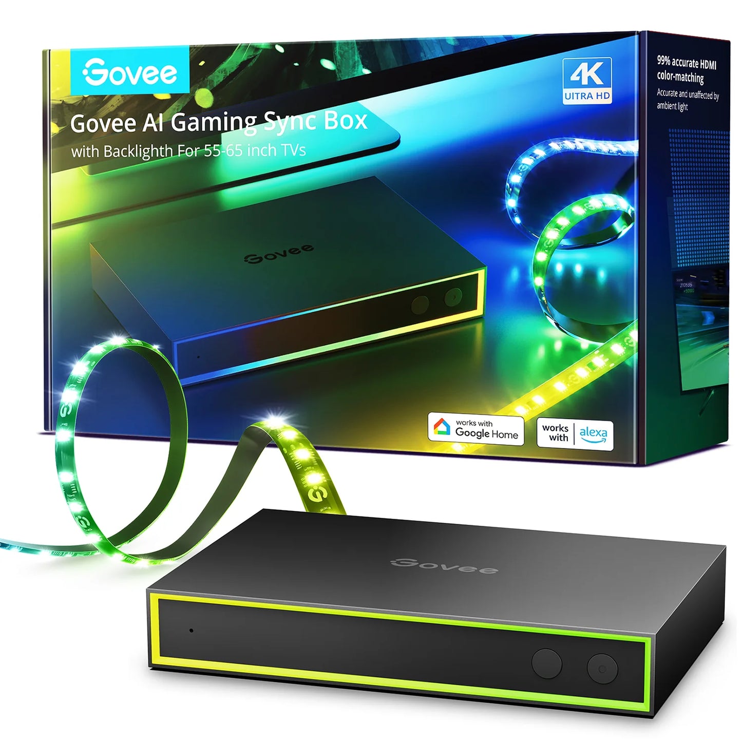 Govee AI Gaming Sync Box & Strip Light Kit