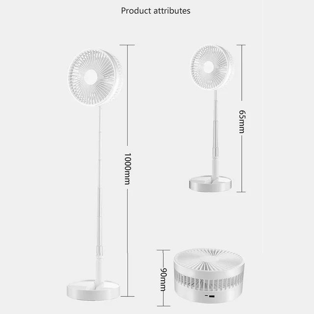 Jahy2Tech 2 in 1 Cordless Stand Fan