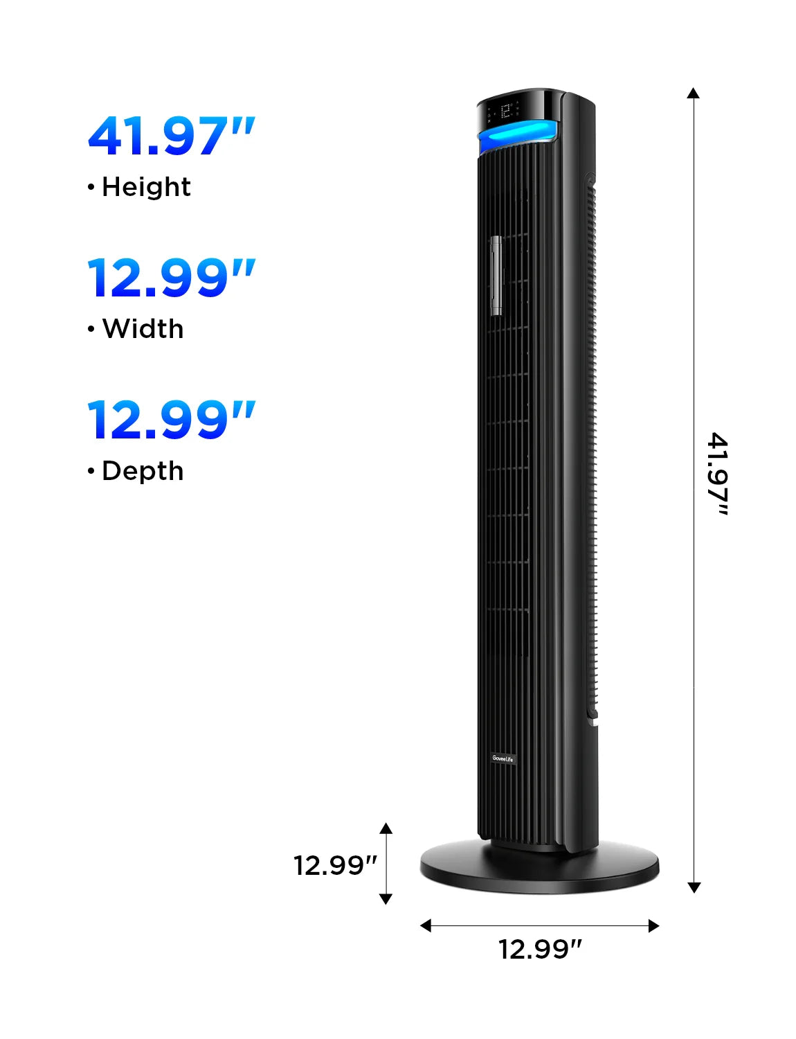GoveeLife 42'' Smart Tower Fan 2 Max