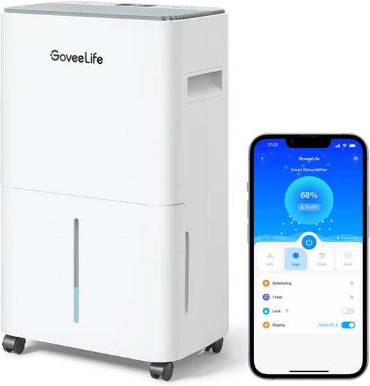 GoveeLife Smart Dehumidifier for Basement Upgraded