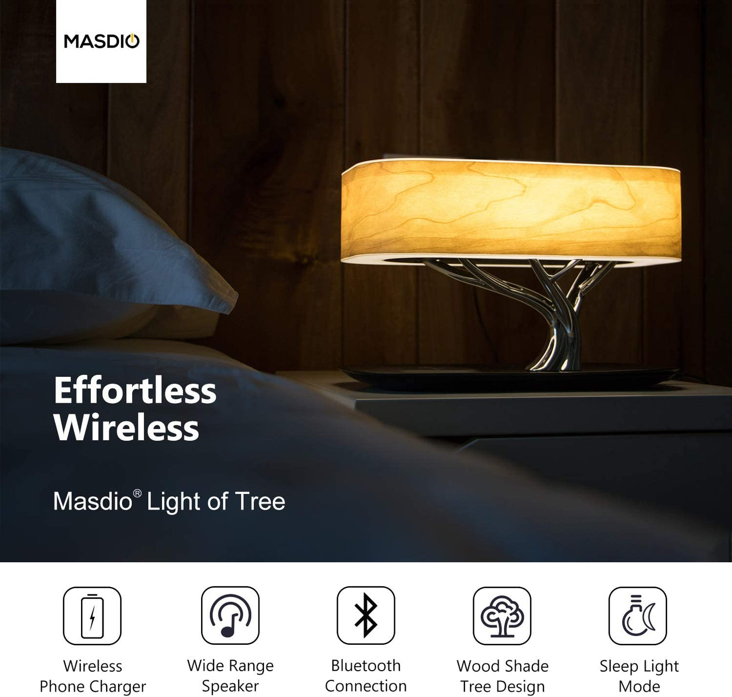 AMPULLA Masdio by Ampulla Bedside Lamp