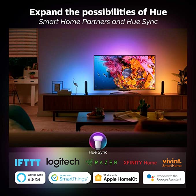 Philips - Hue Play Starter Kit - Black